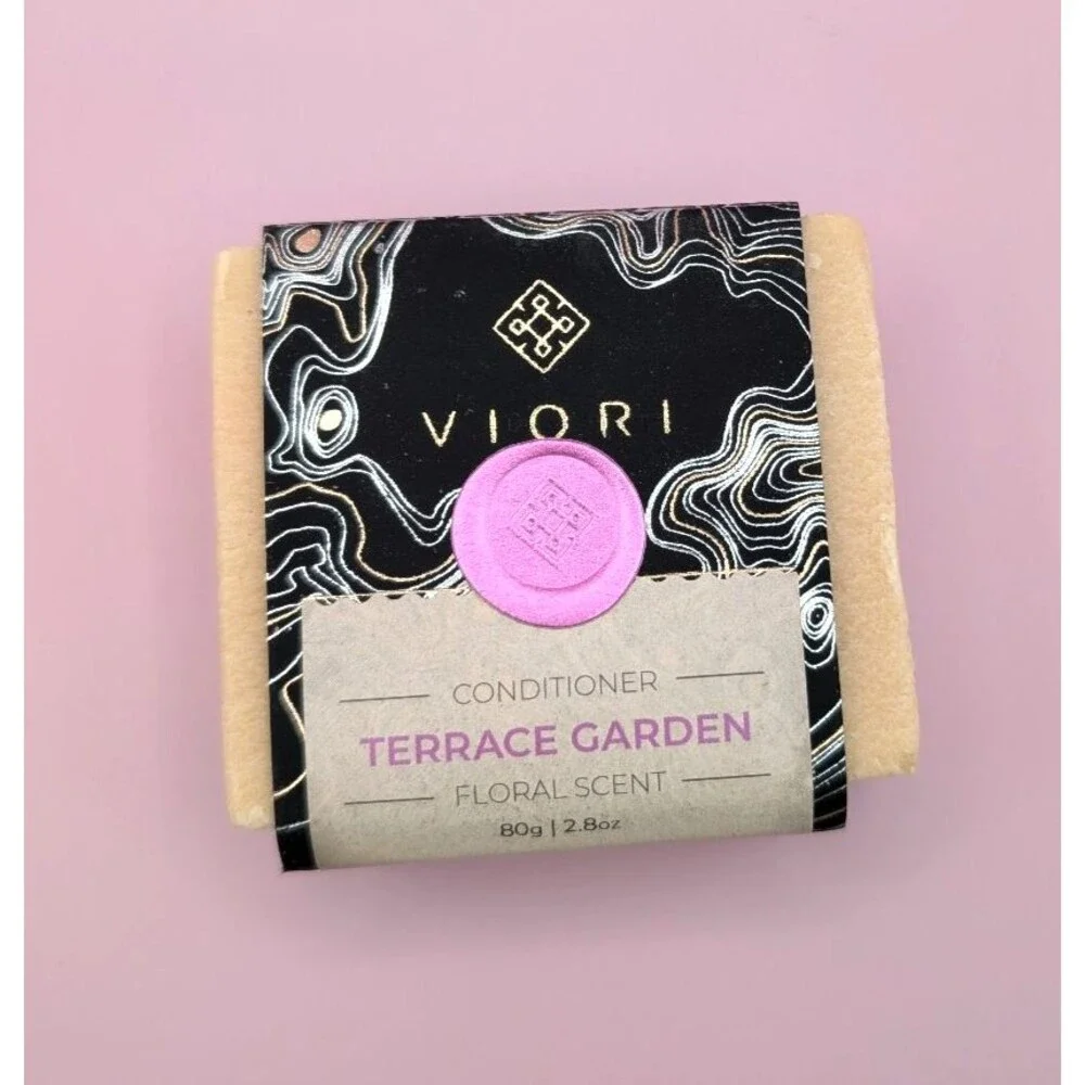 VIORI Conditioner Bar Rice Water For Dry Hair Terrace Garden Scent, 2.8oz NEW